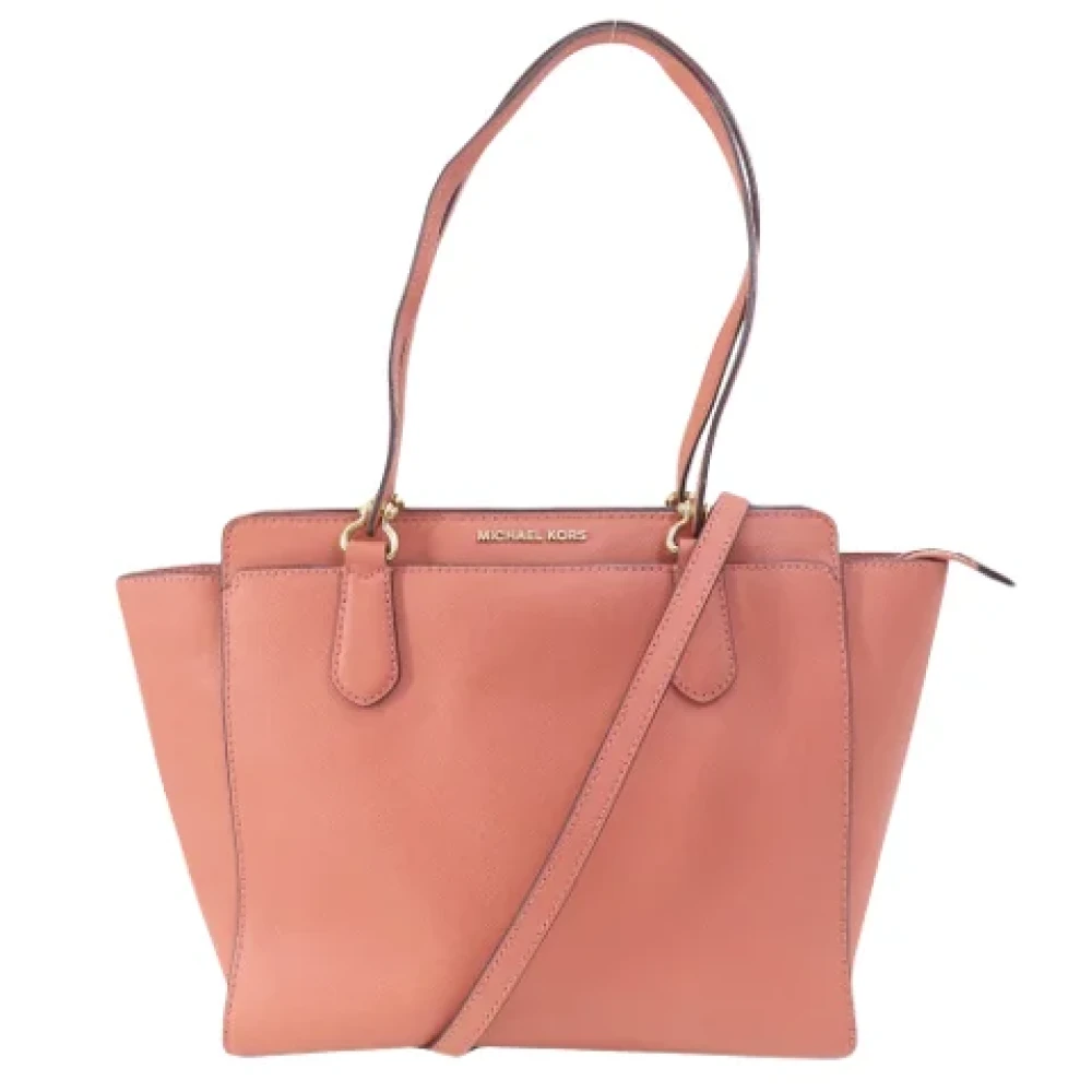 Michael Kors Pre-owned Canvas totes Pink Dames