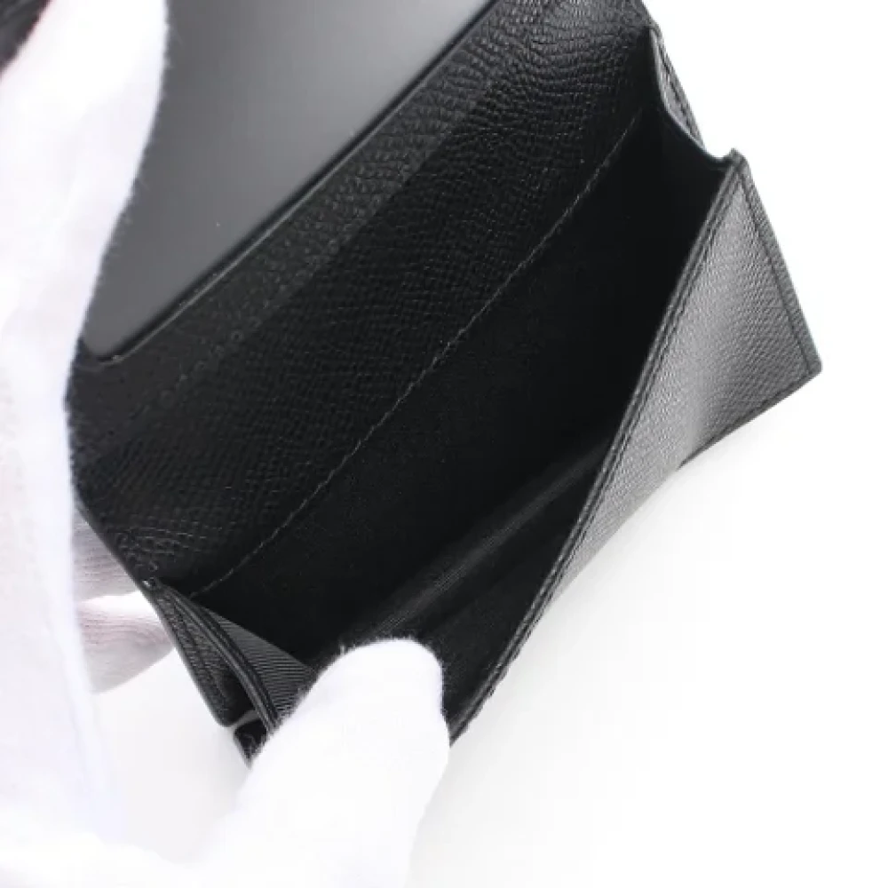 Bally Pre-owned Leather wallets Black Heren