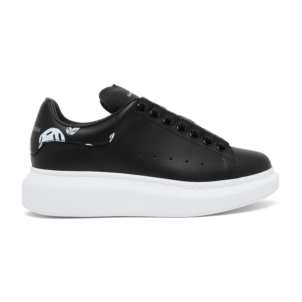 Alexander Mcqueen Women's Black Sneakers, 2 Uk, Oversized Sole Trainers