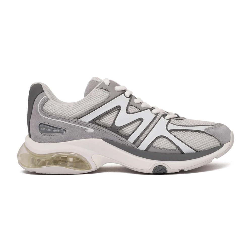 Michael Kors Grijze Mesh Panel Sneakers Heren Schoenen Veelkleurig Multicolor