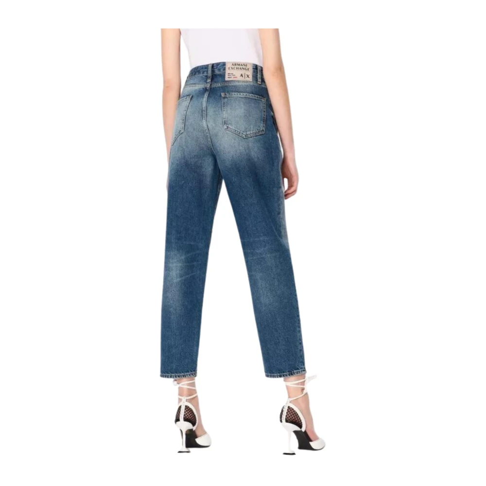 Armani Exchange Klassieke Denim Jeans voor Dagelijks Gebruik Blue Dames