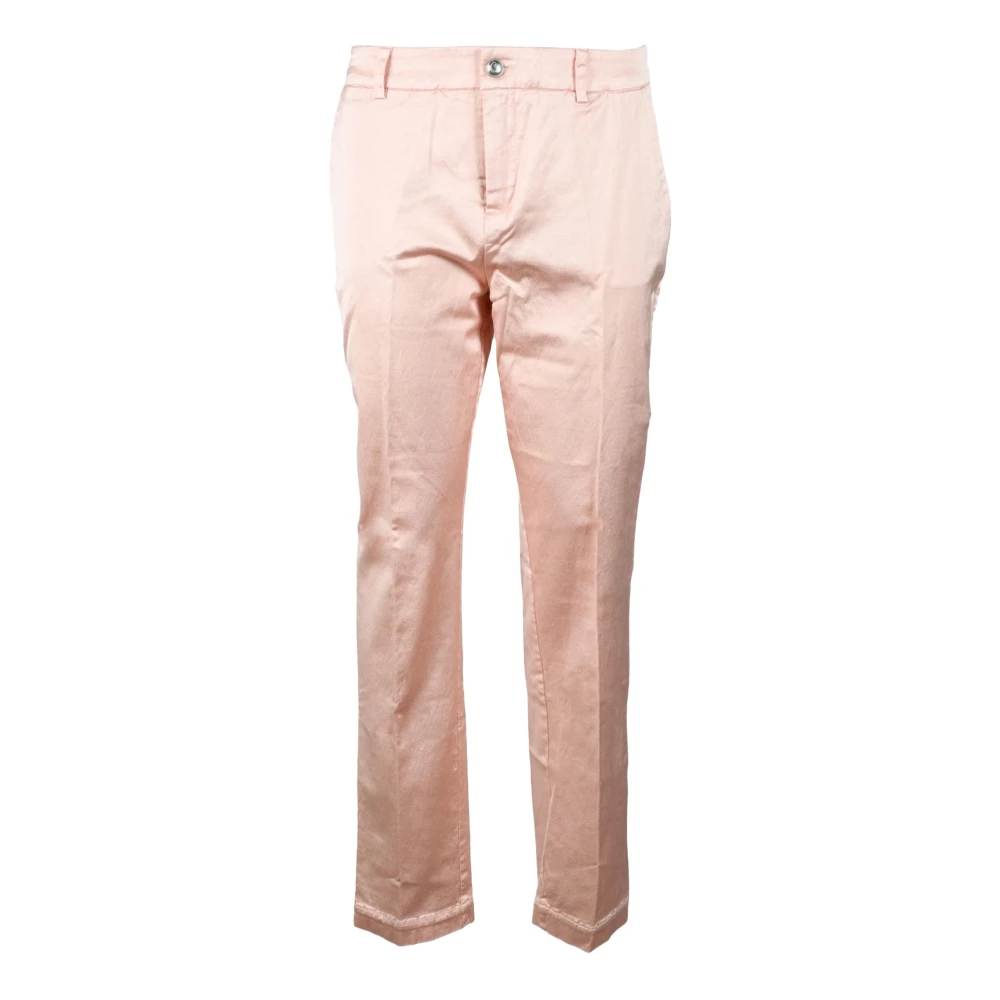 Guess Casual Stretch Viscose Spandex Broek Pink Dames