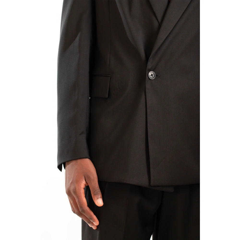 Costumein Double-Breasted Blazer in 3999 Black Heren