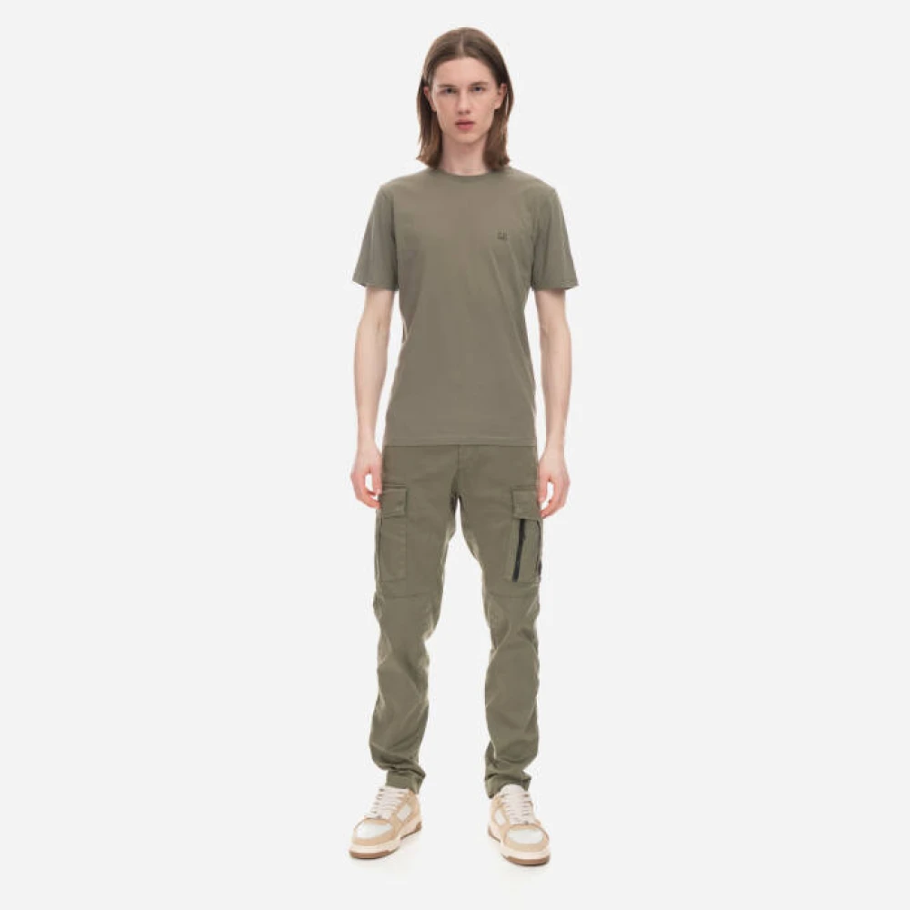 C.P. Company Heren 30 1 Jersey Goggle T-shirt Green Heren