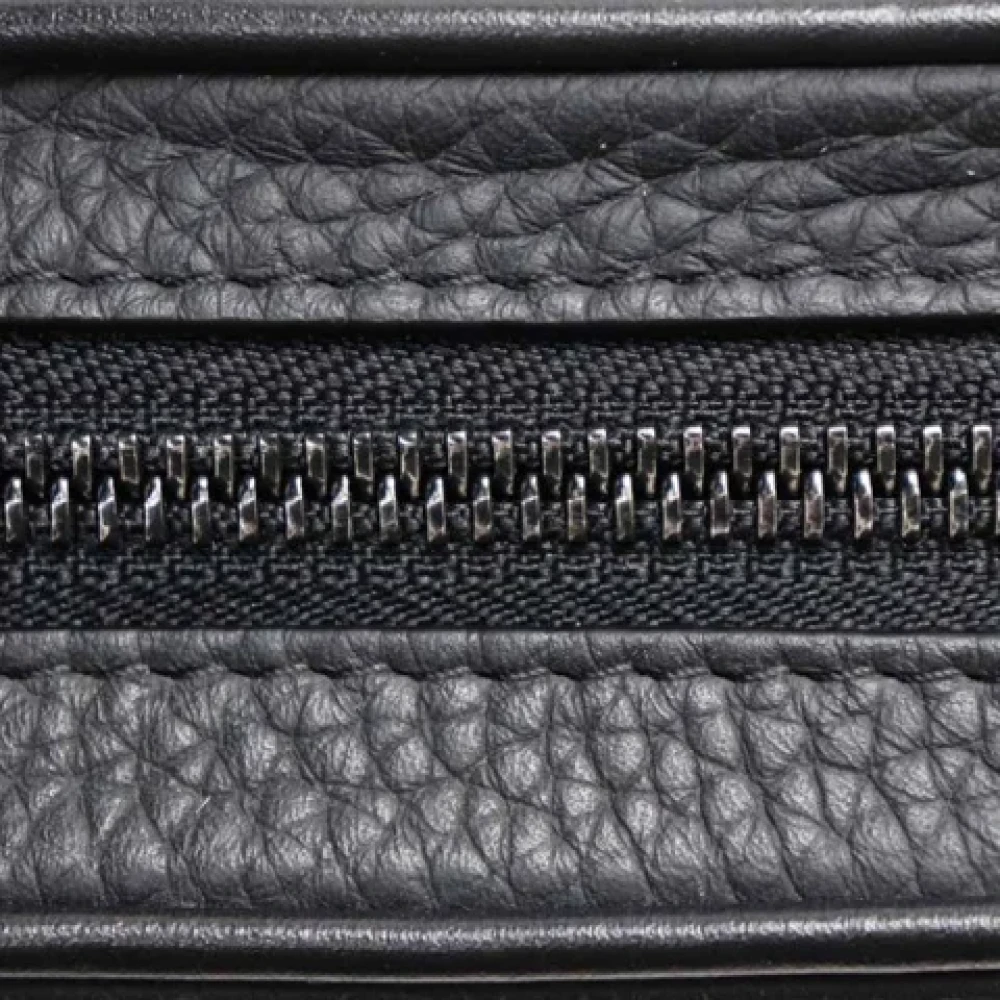 Louis Vuitton Vintage Pre-owned Leather clutches Black Dames