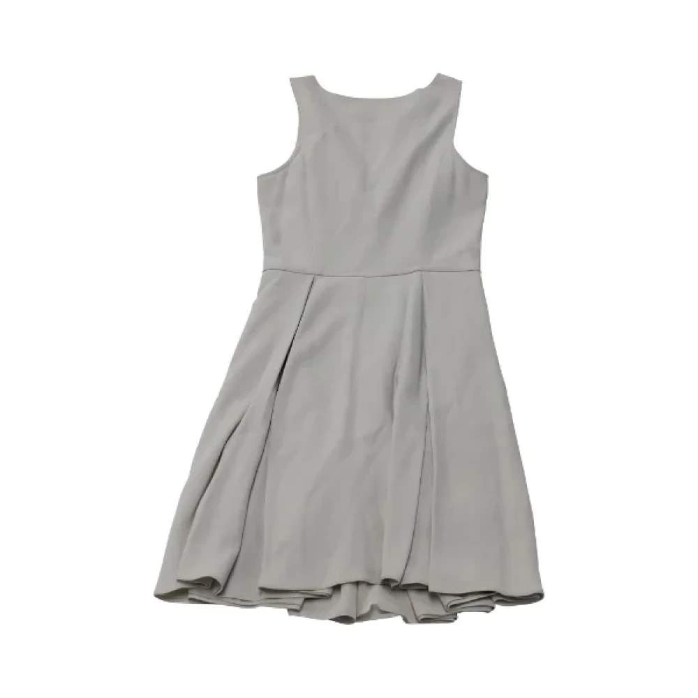 Armani Pre-owned Polyester dresses Gray Dames