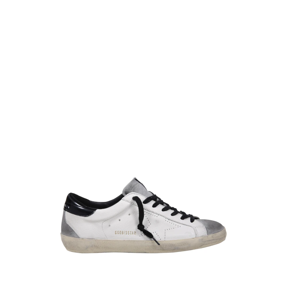 Golden Goose Nappa Mockaskinn Sneakers med Klack White, Herr