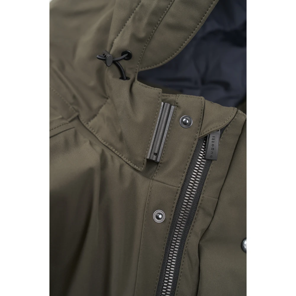 Bugatti Sportieve Parka met Afneembare Capuchon Green Heren
