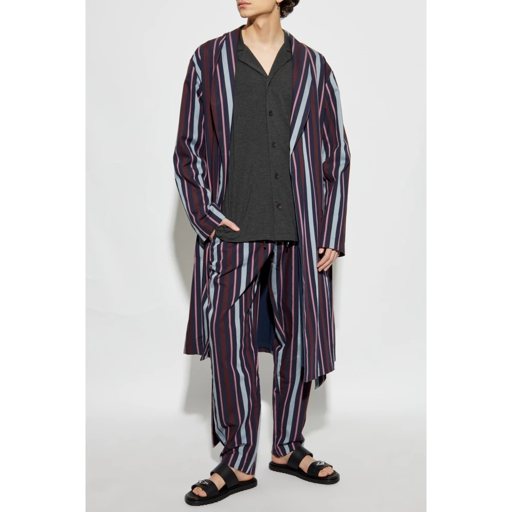Hanro Pyjama Top Gray Heren