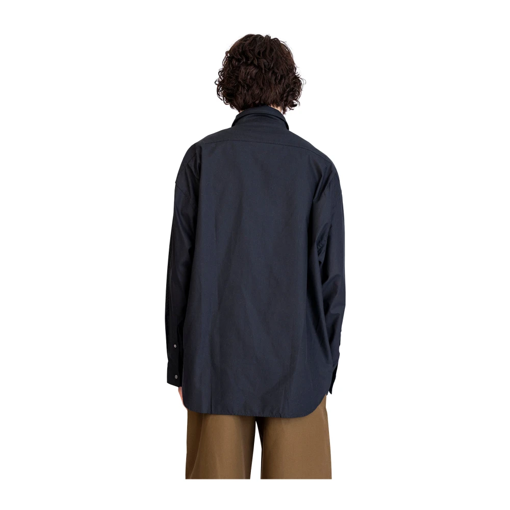 Acne Studios Zwarte Button-Up Shirt Black Heren