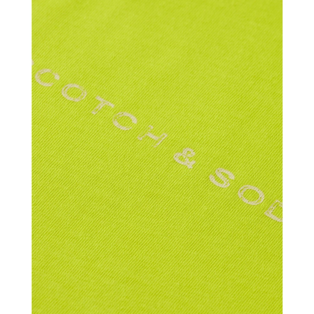 Scotch & Soda Flatlock Regular Fit T-shirt Yellow Dames