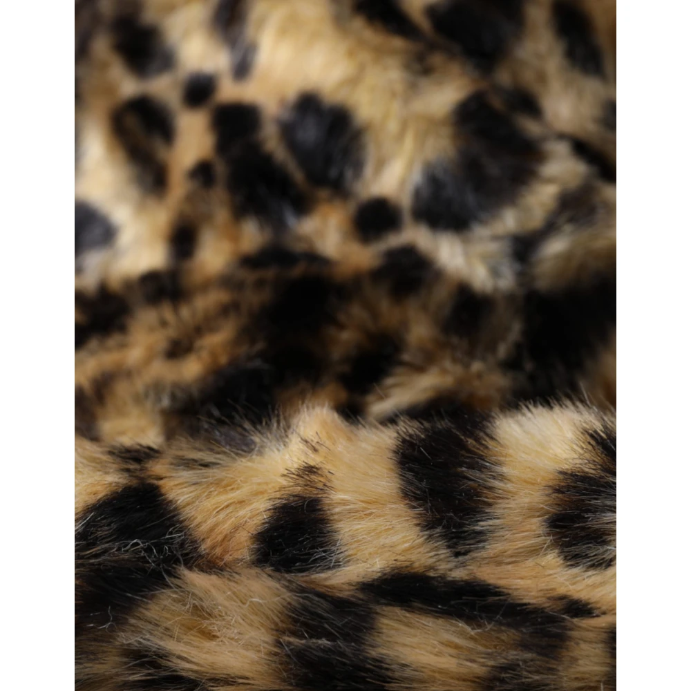 Dolce & Gabbana Luipaard Emmer Hoed Bruin Bont Brown Dames