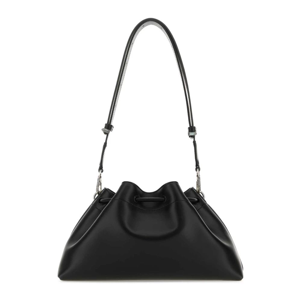 Jimmy Choo Stijlvolle Zwarte Leren Crossbody Tas Black Dames