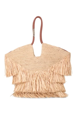 Goldentime Medium Fringe Tote