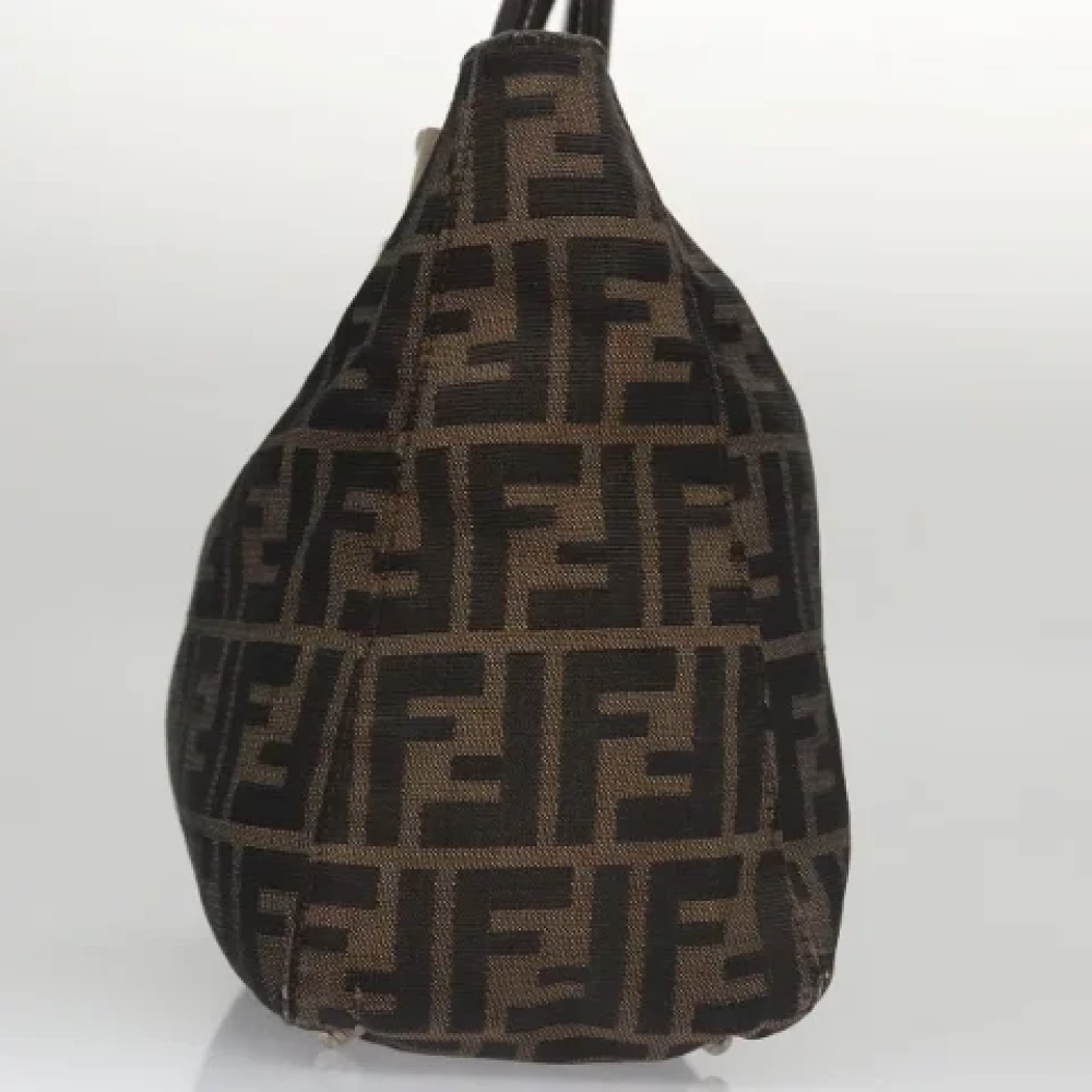 Fendi Vintage Pre-owned Canvas handbags Brown Dames