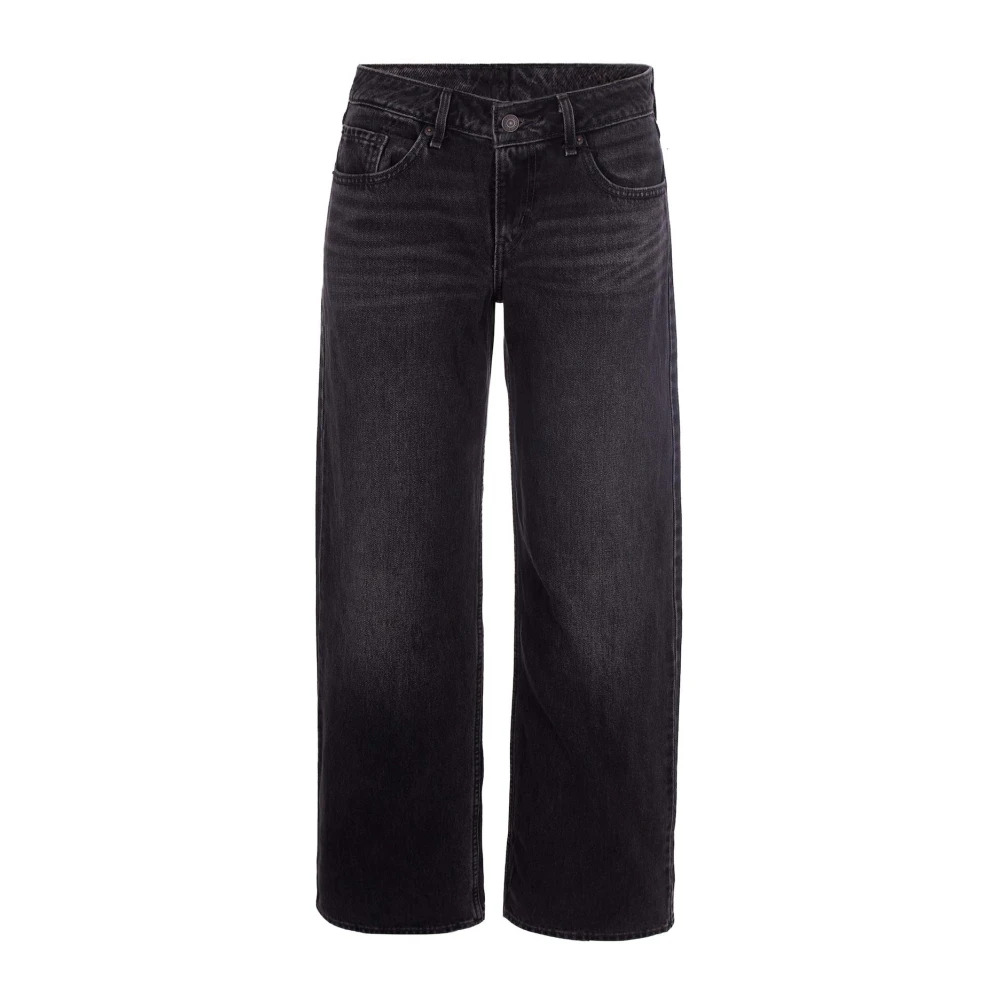 Levi's Women's Black Low Loose Jeans - Straight Fit Jeans - W29 L32 - Jeans