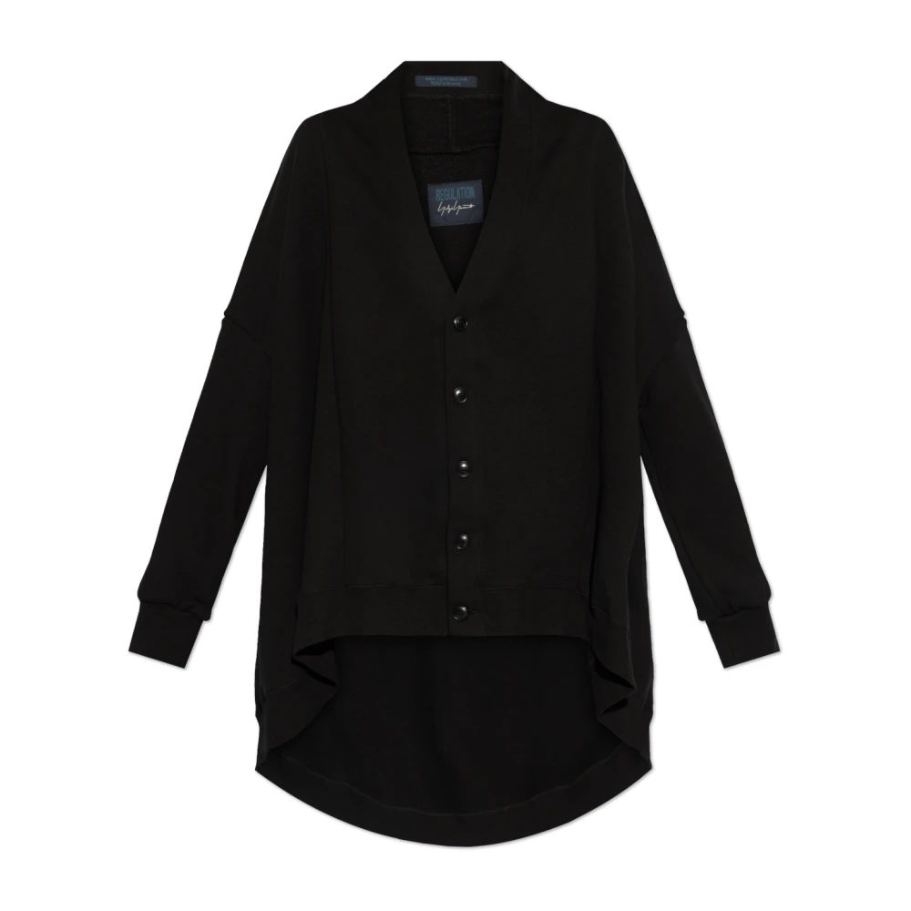 Y-3 Katoenen vest Black Dames