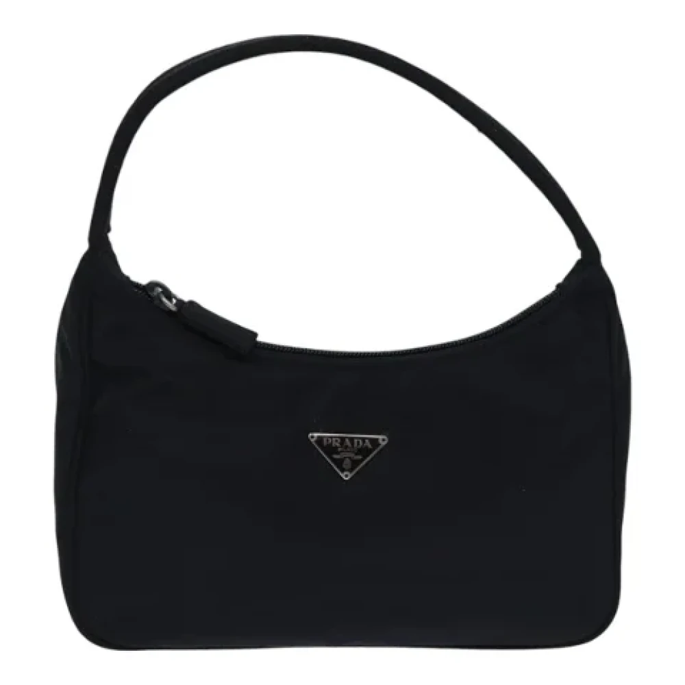 Prada Vintage Pre-owned Fabric prada-bags Black Dames