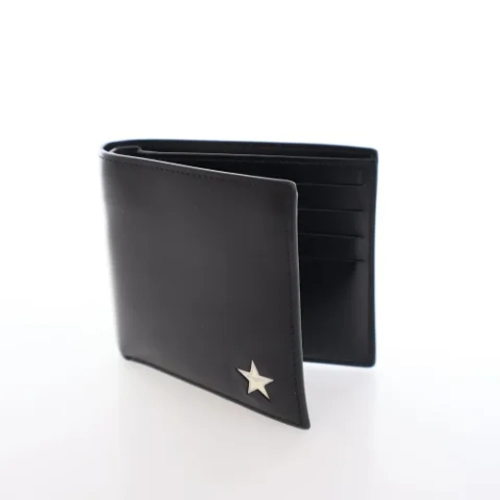 Givenchy Pre-owned Leather wallets Black Dames