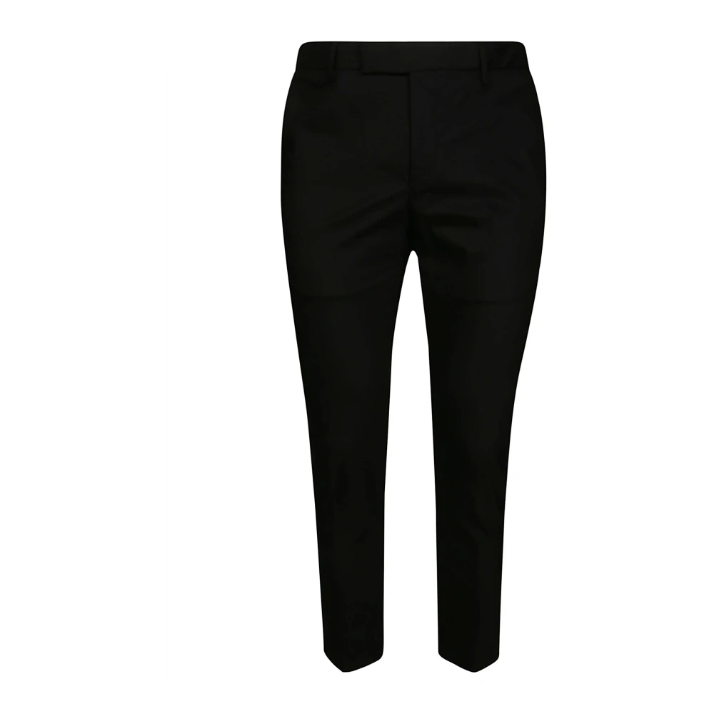 Pt01 Cropped Trousers Black Dames