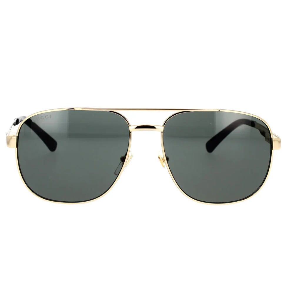 Gucci Unisex Yellow Sunglasses, 60 Mm, Vintage `90S Caravan Sunglasses With Web Detail