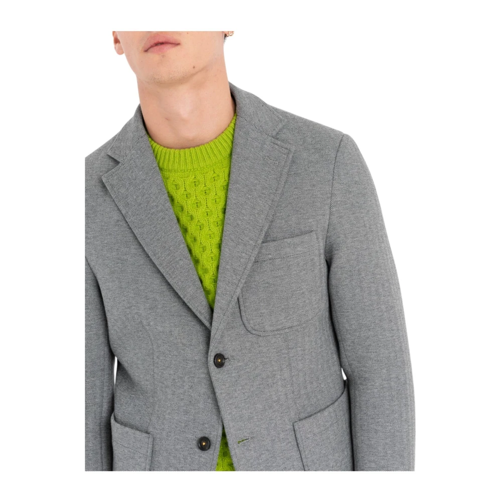 Manuel Ritz Blazer Jas voor Heren Gray Heren