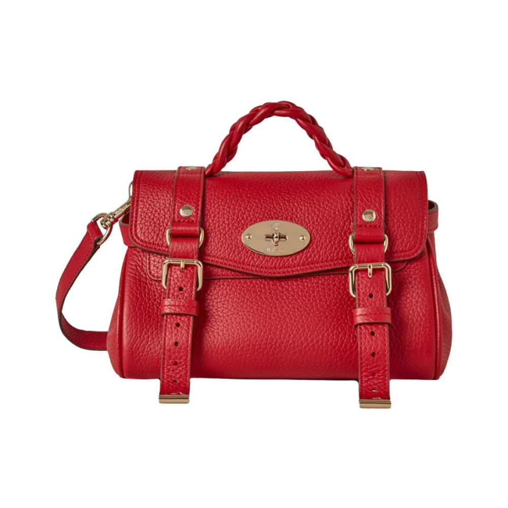 Mulberry Mini Alexa Rode Leren Handtas Red Dames