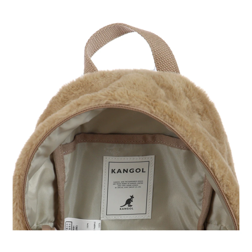 Kangol Stijlvolle Beige Rugzak voor Mannen Beige Heren