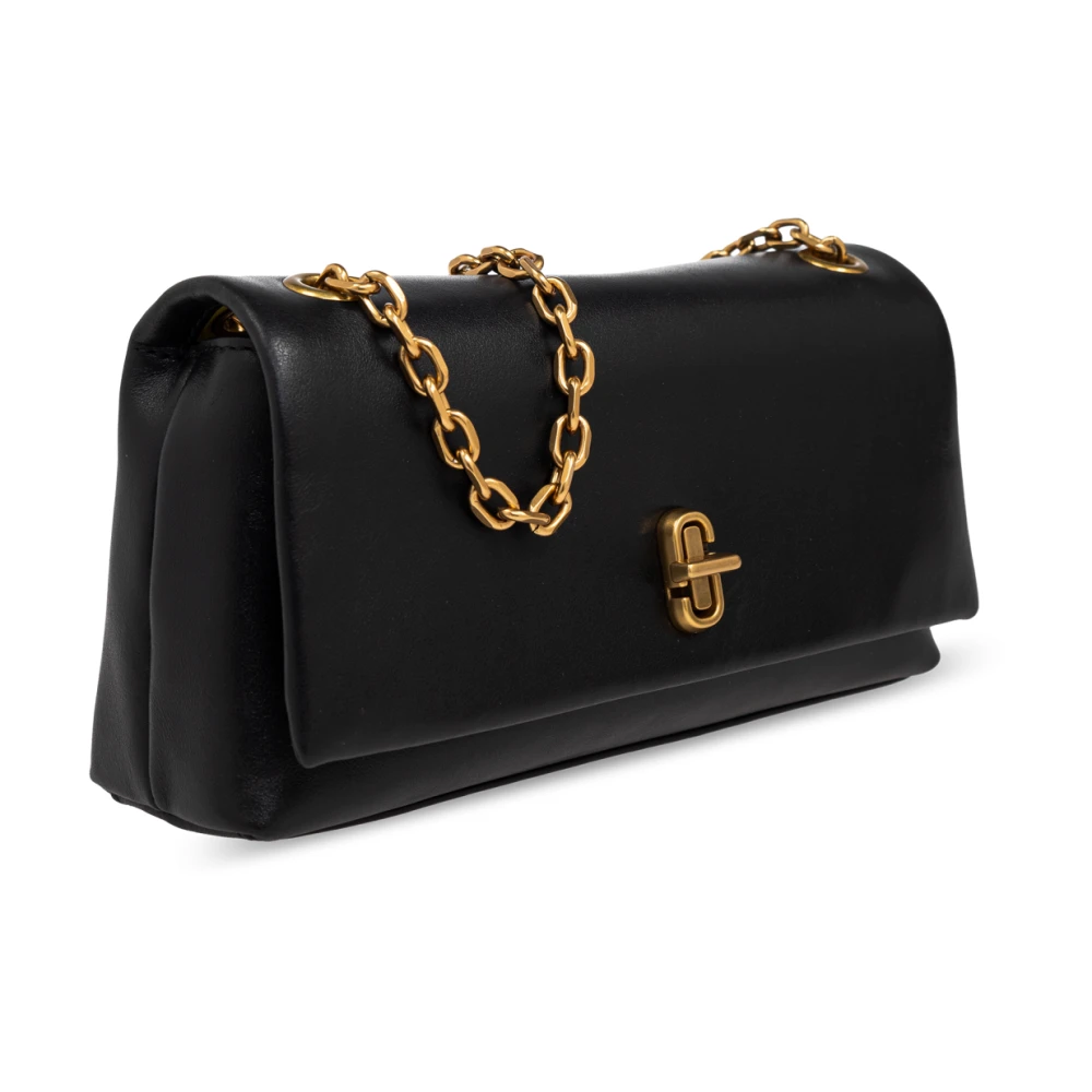 Marc Jacobs Leren schoudertas Black Dames