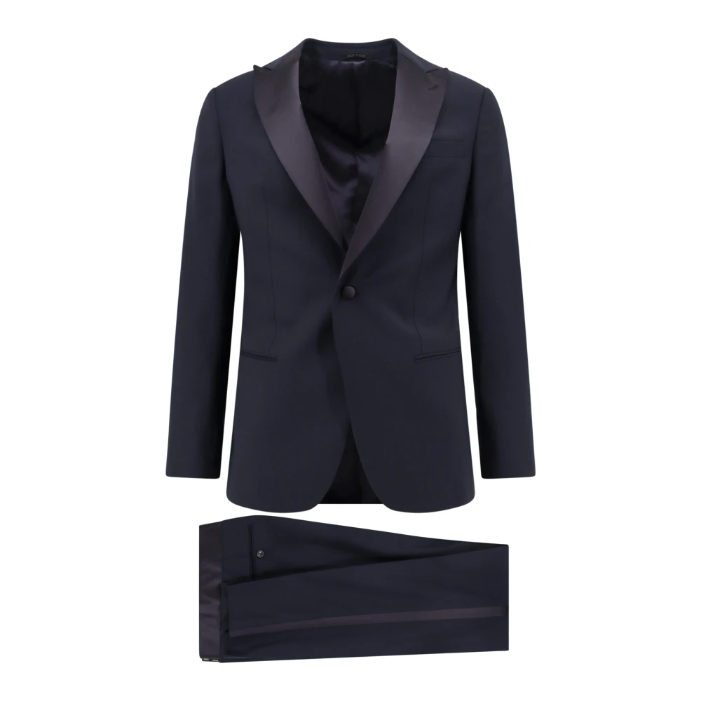 Giorgio Armani Blue Men's Clothing Suits Ss24 - Male - Single Breasted Suits - S - Suits