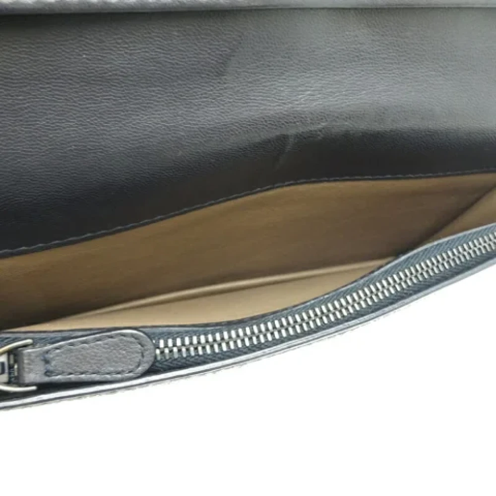 Bottega Veneta Vintage Pre-owned Leather wallets Black Heren