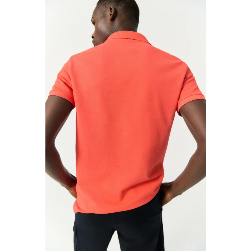 Ecoalf Biologisch Katoenen Polo Orange Heren