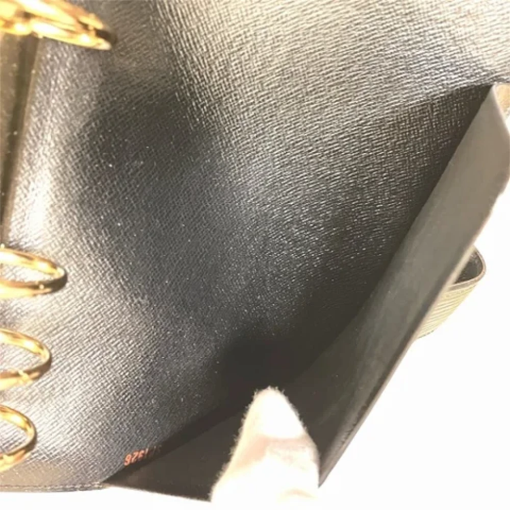 Louis Vuitton Vintage Pre-owned Leather home-office Black Dames