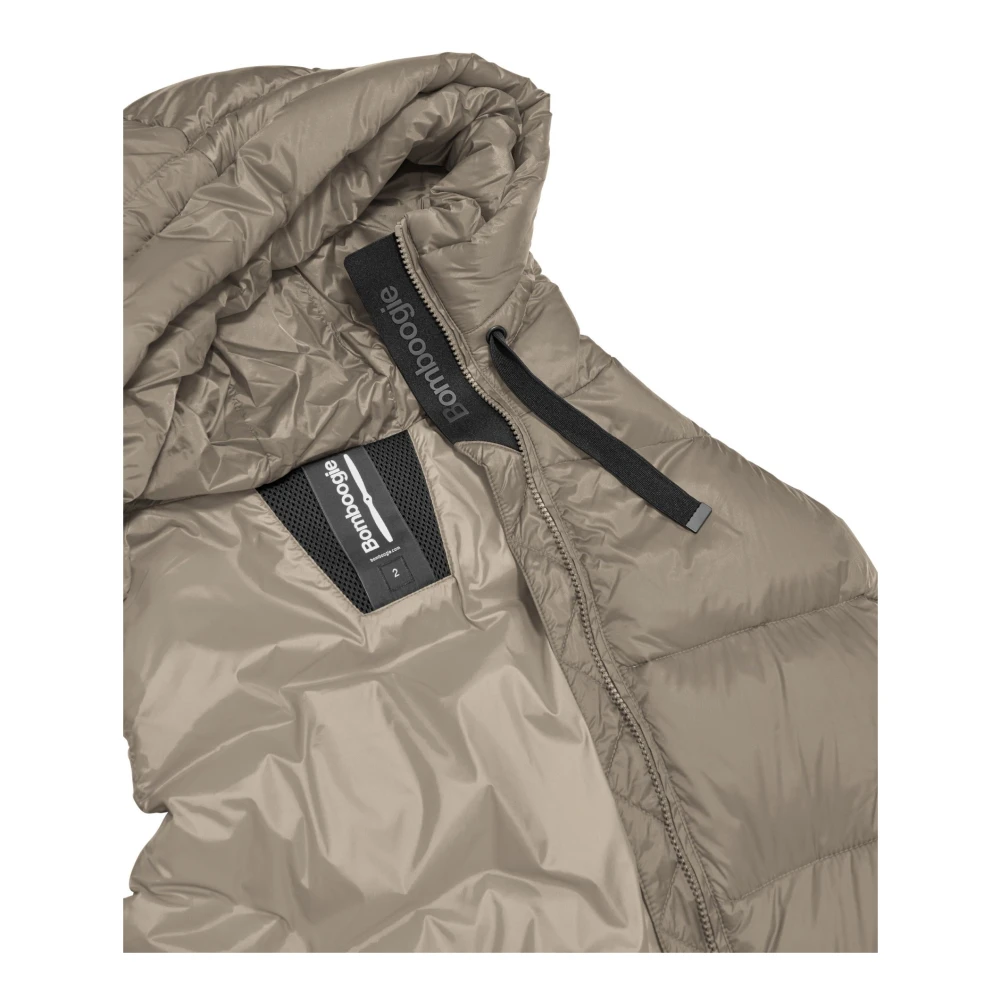 BomBoogie Bright Nylon Down Vest Gray Dames