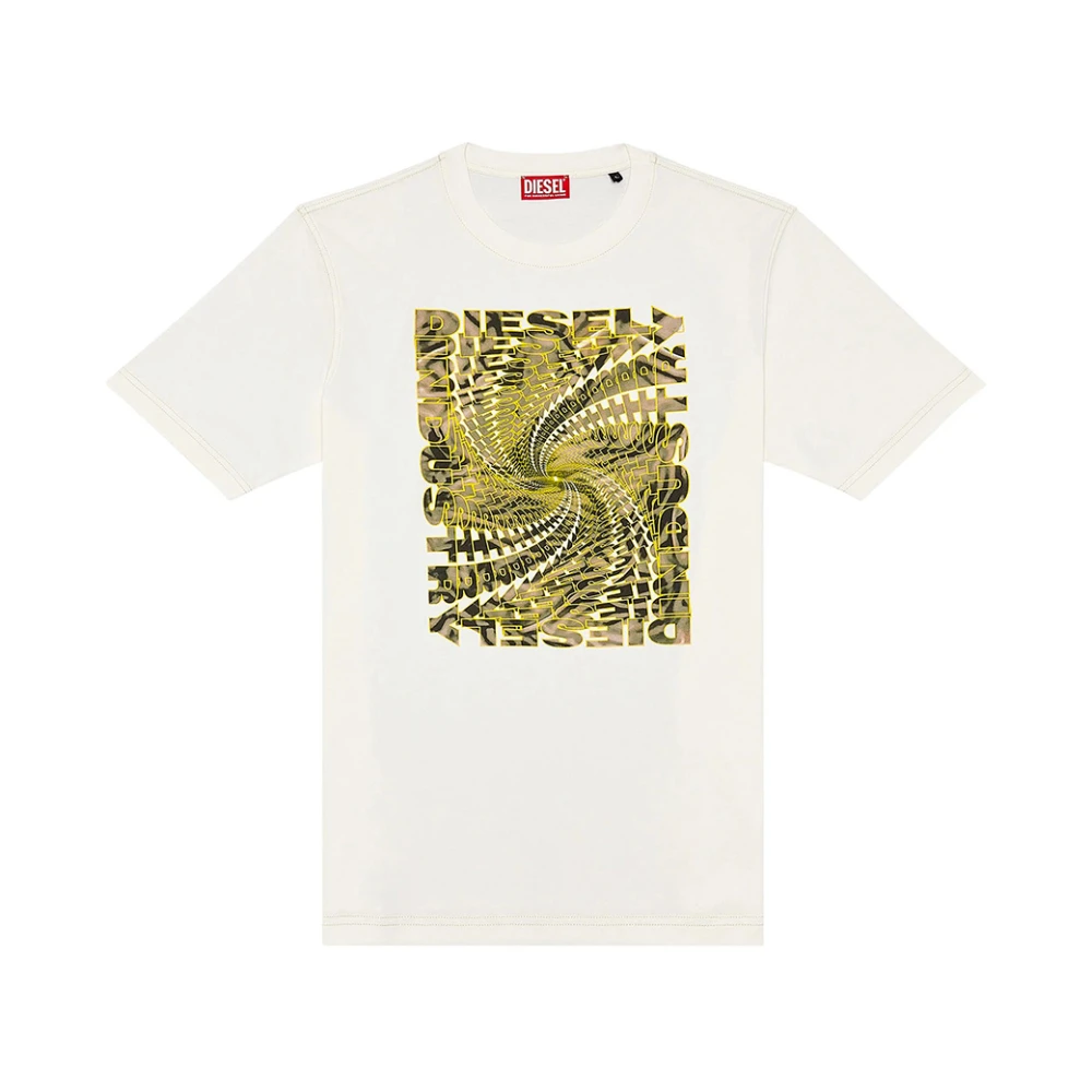 Diesel - Tops > T-Shirts - White - Diesel - Modalova