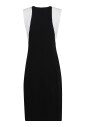 mouwteloze-zwarte-viscose-sheath-jurk