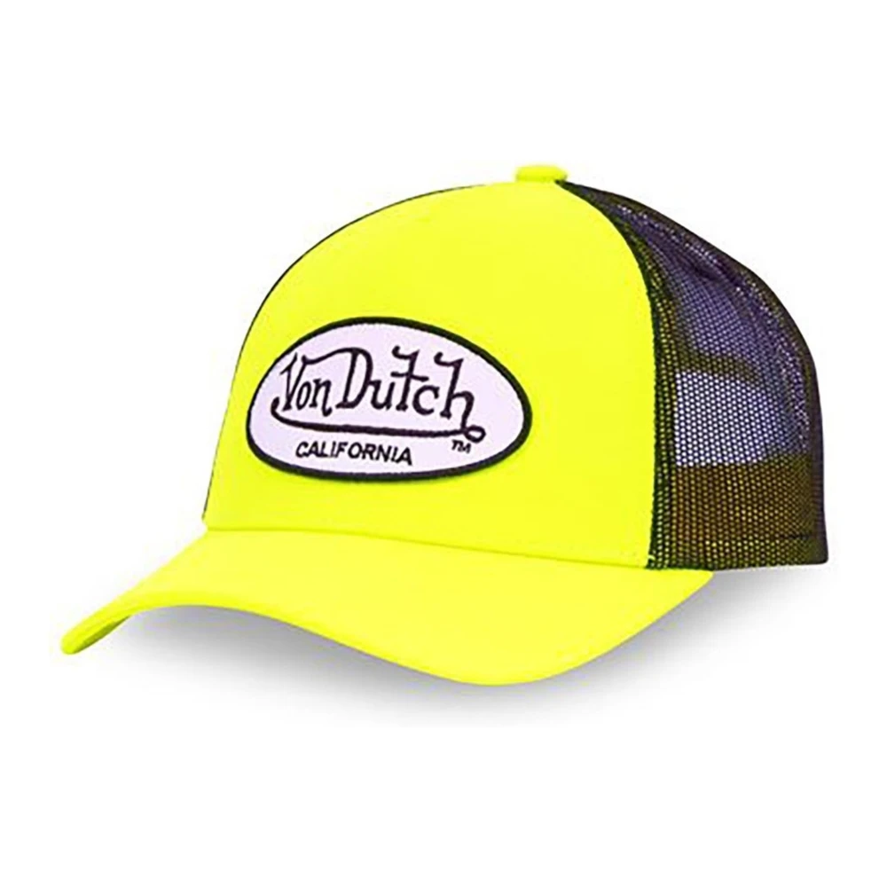 Von Dutch Gele Fluorescerende Fresh20 Trucker Cap Yellow Heren