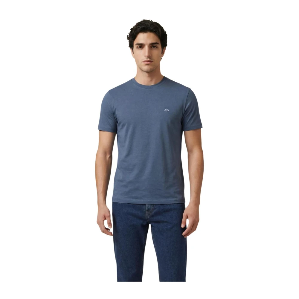 Armani Exchange Herren Blau Oberteile, Sgröße: