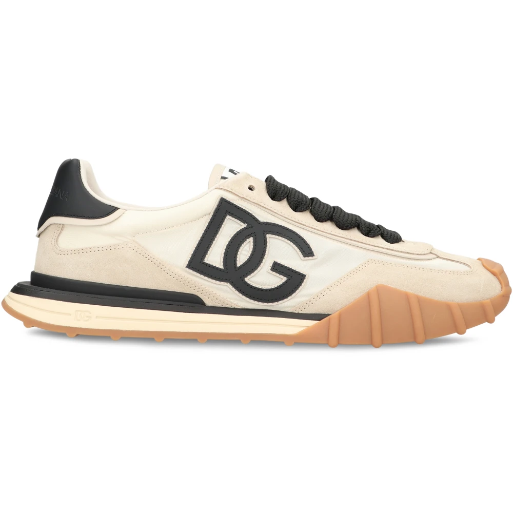 Dolce & Gabbana Beige Dg Athletic Trainers - Male - Sneakers - 6 Uk - Shoes
