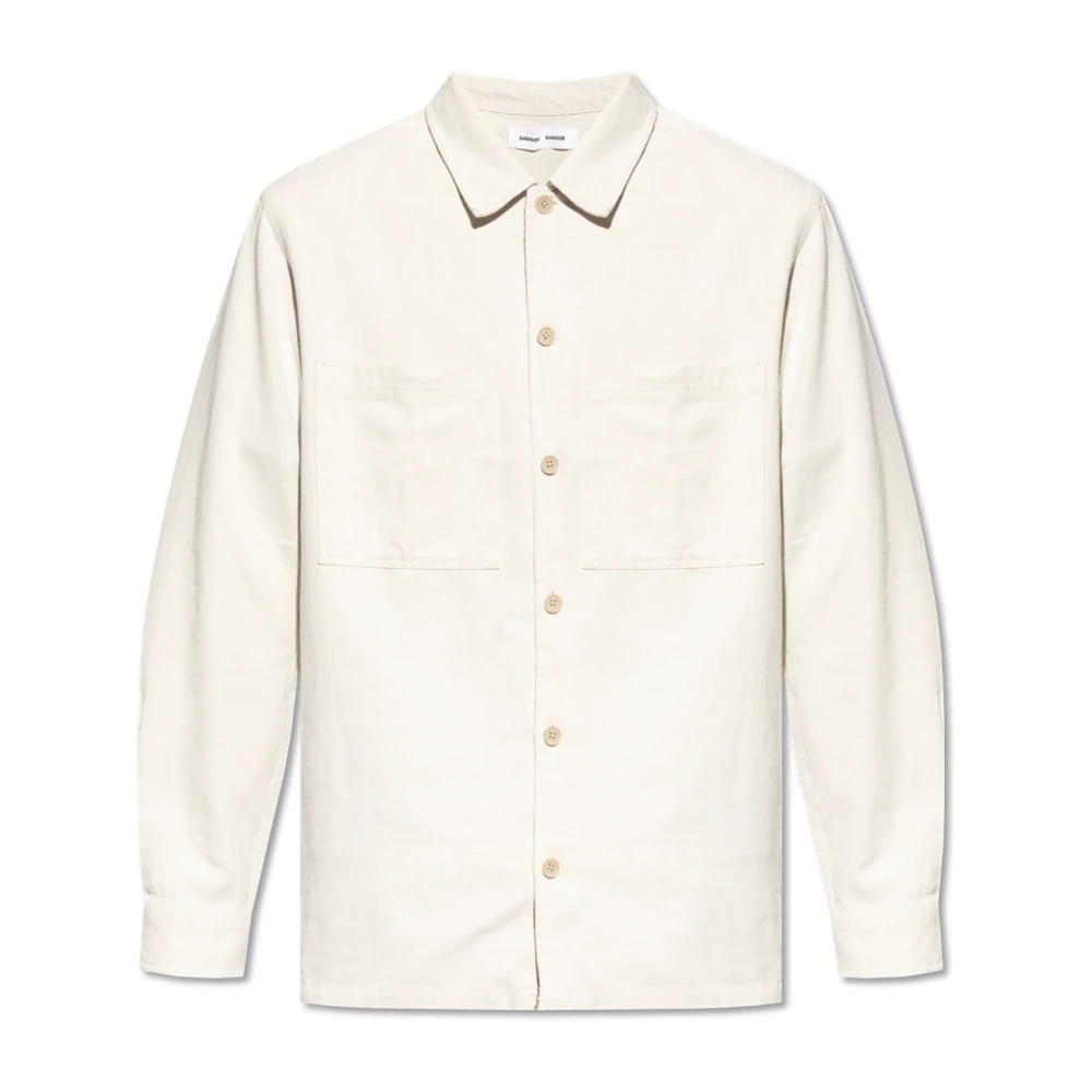 Samsøe Sadamon Shirt Beige Heren