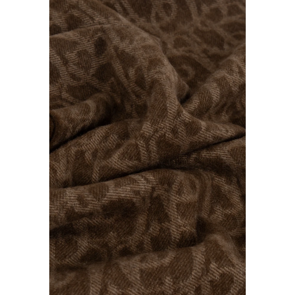 Burberry Kasjmier sjaal met franjes Brown Unisex