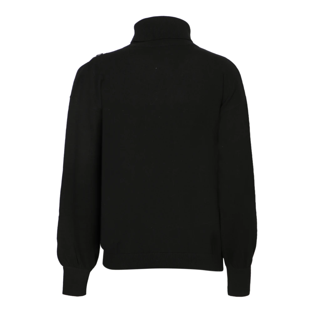 Blanca Vita Zwart Gebreide Kleding Elegantie Comfort Stijl Black Dames