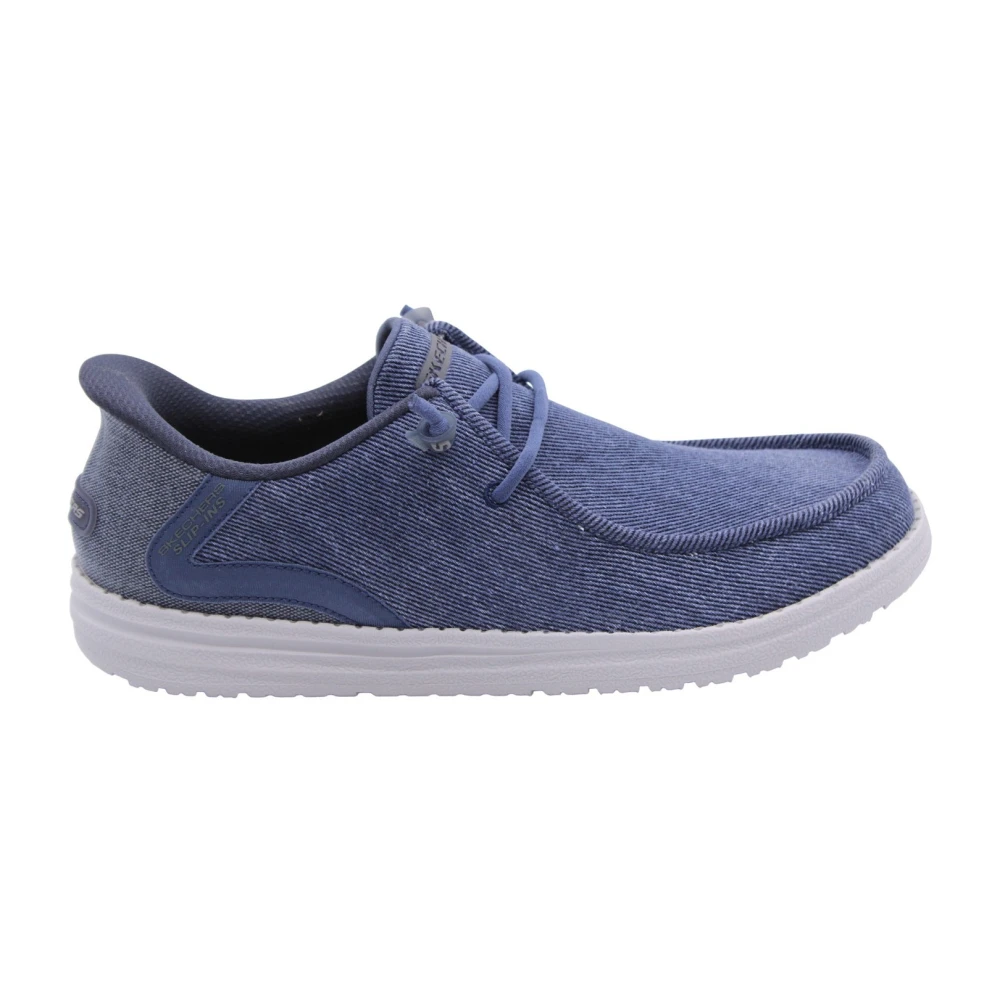 Skechers Blue Laced Shoes, Male, 9 Uk, Barbarella Slip-On