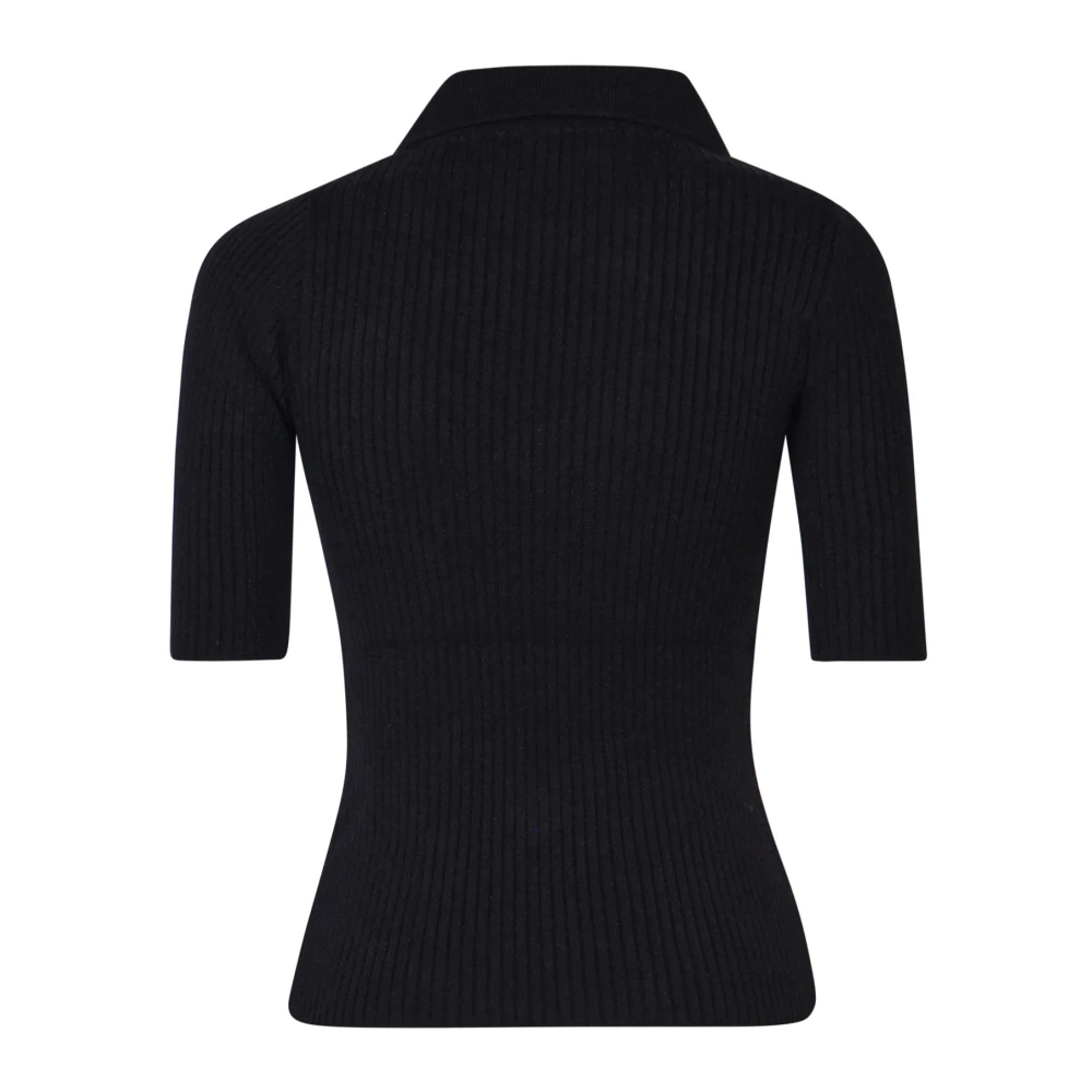 Mariuccia Milano Zwarte korte trui Black Dames