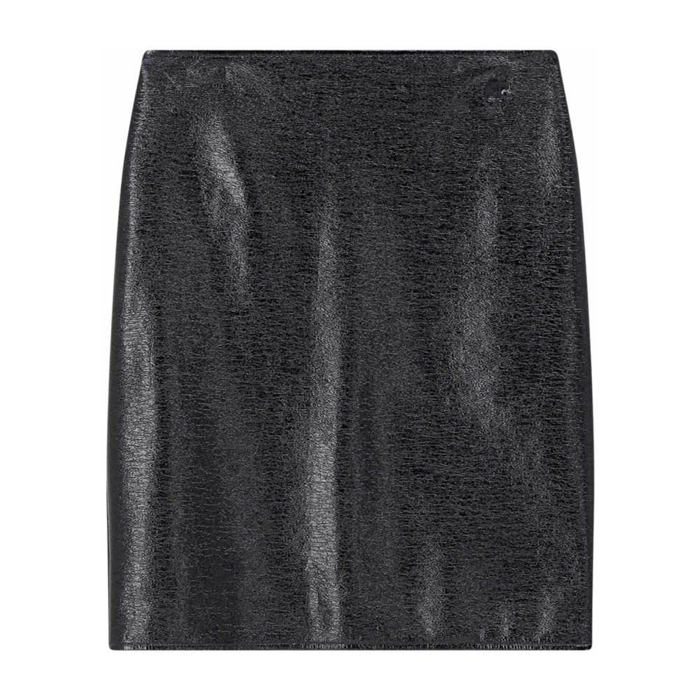 Courrèges Femme Noir - Jupe Courte - Jupes - Taille: 36 Fr