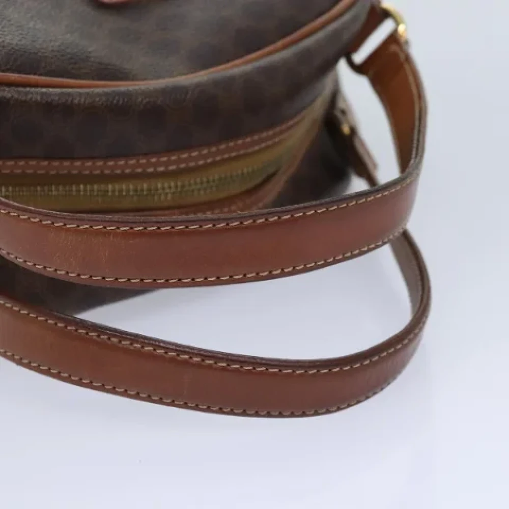 Celine Vintage Pre-owned Canvas handbags Brown Dames