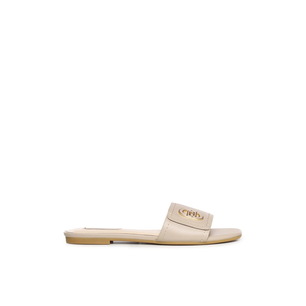 Liu Jo Beige Sliders, Female, 3 Uk, Sandy 03