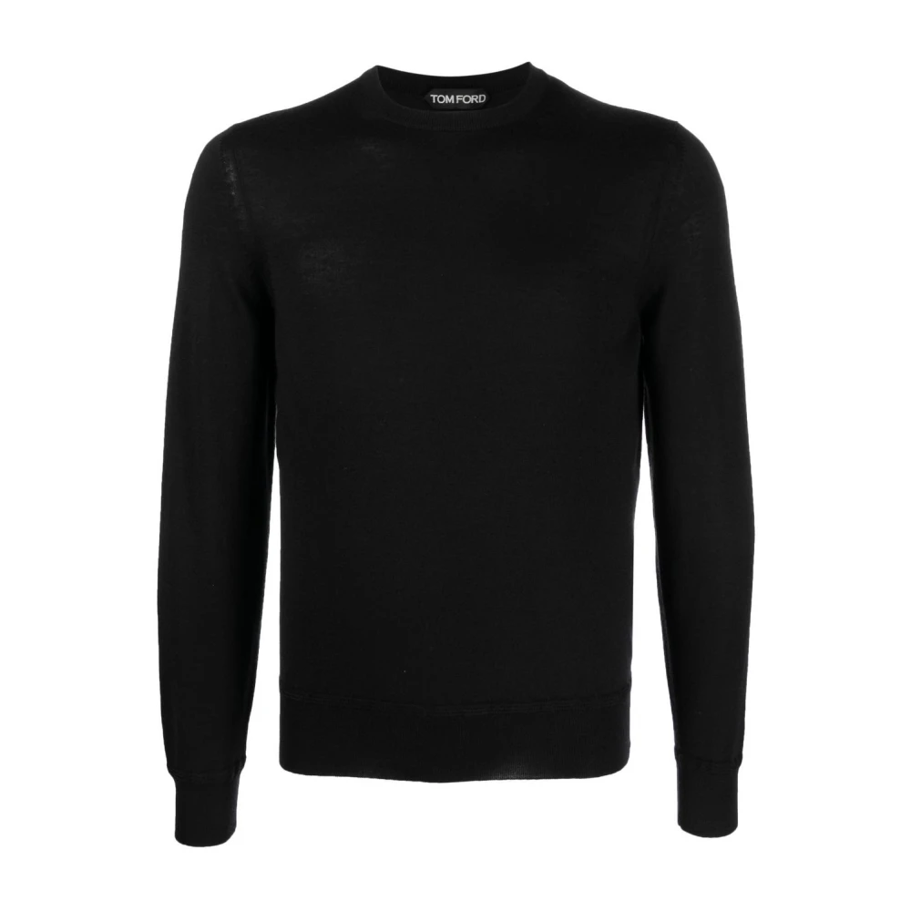 Tom Ford Kasjmier Zijde Sweater Nero Aw24 Black Heren