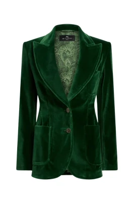 Stretch Velvet Jacket
