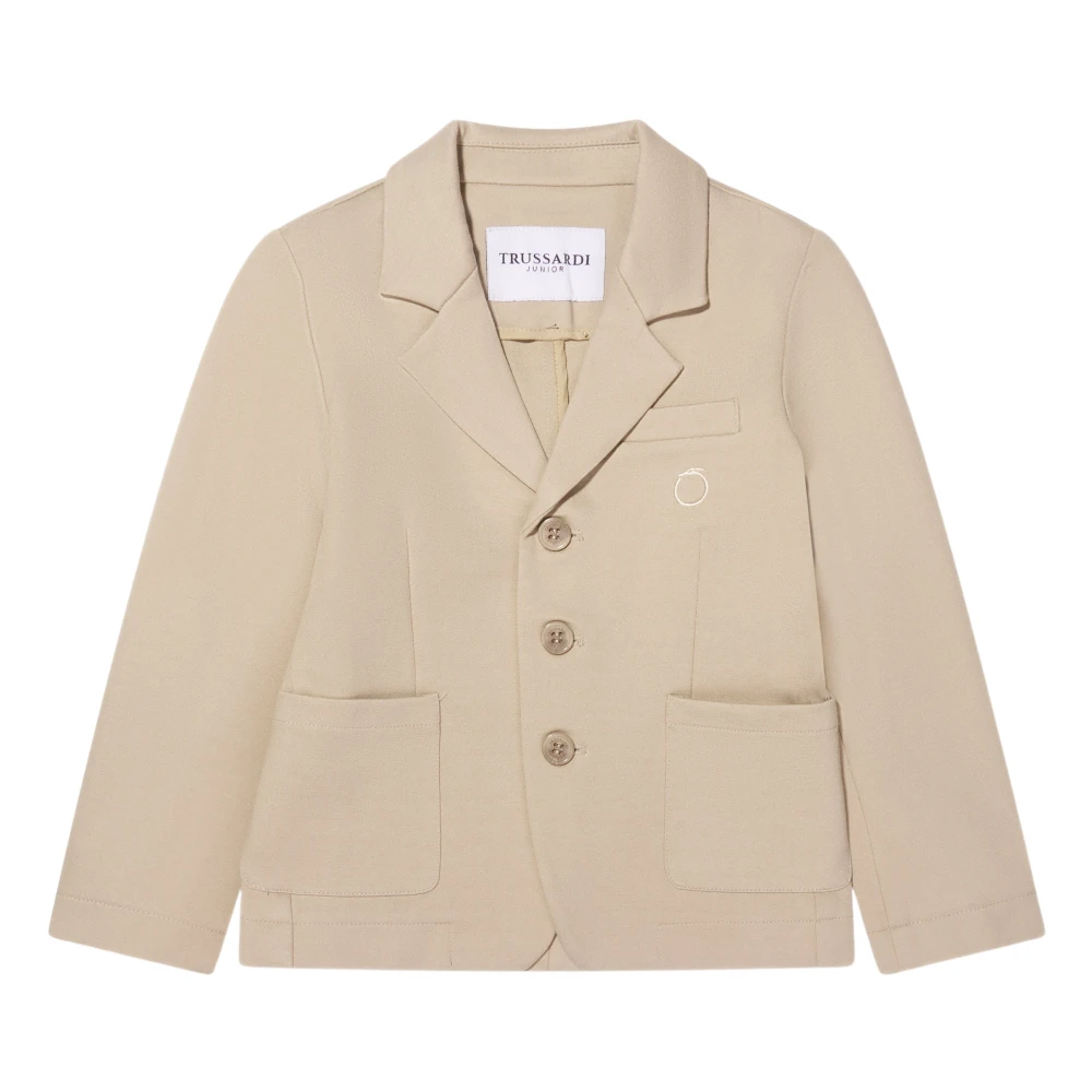 Trussardi Boys Beige Theoden Jacket Back To School
